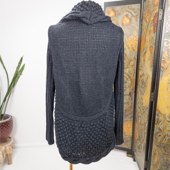 Y2K Tie Front Knit Cardigan Shawl Collar Womens Romeo And‎ Juliet Couture - Picture 3 of 6